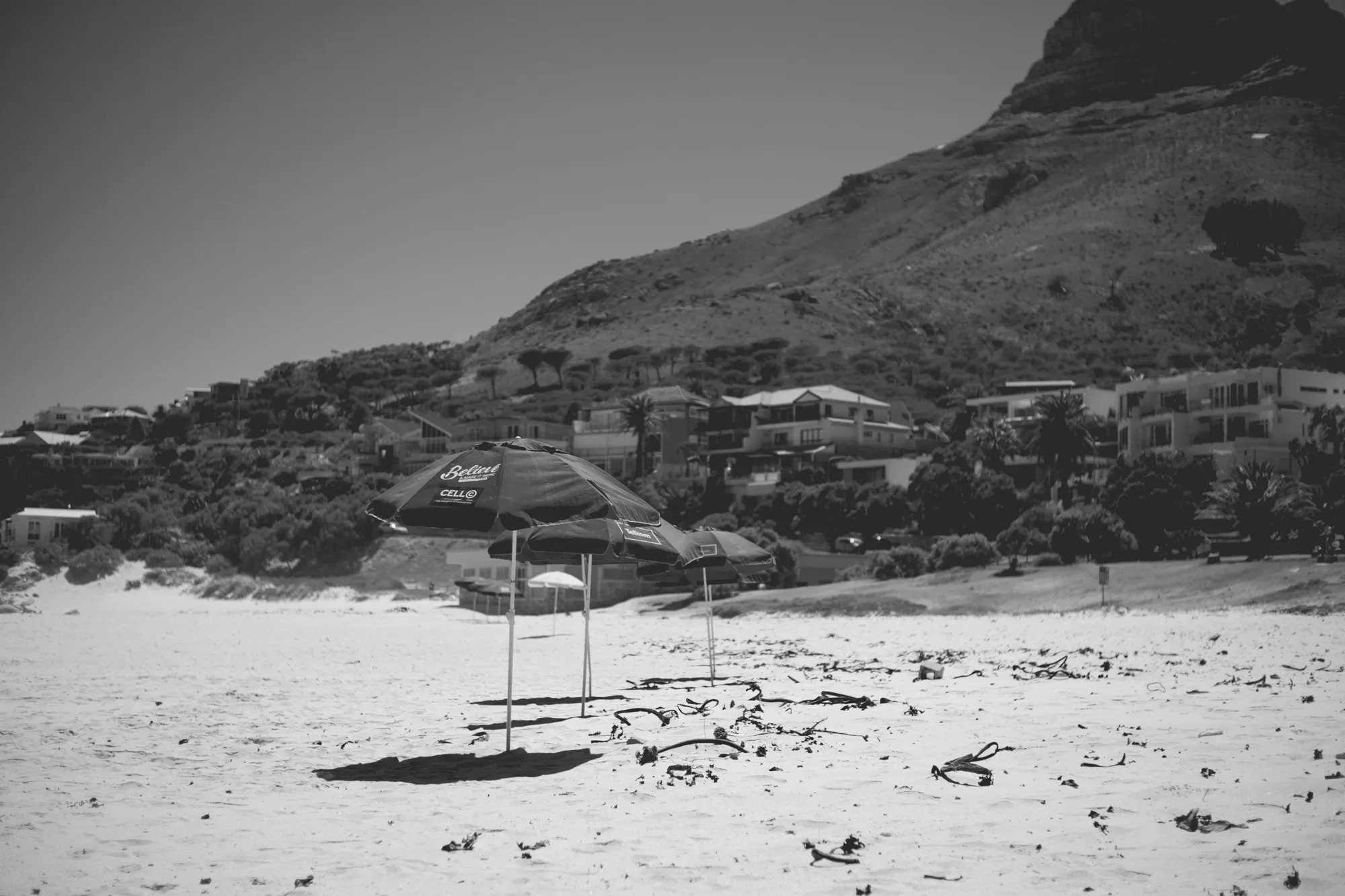 2022-02-16 - Cape Town - Umbrellas on beach